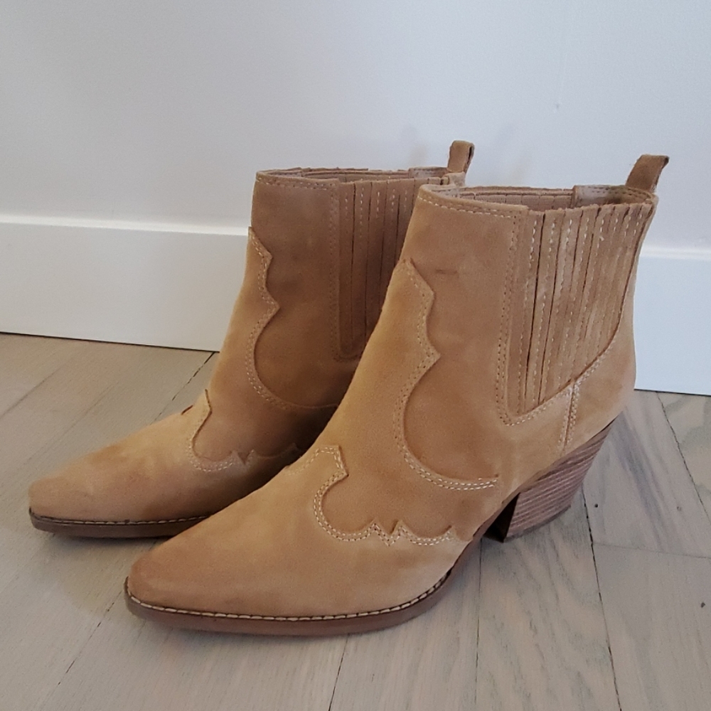 Sam Edelman Winona Camel suede Bootie